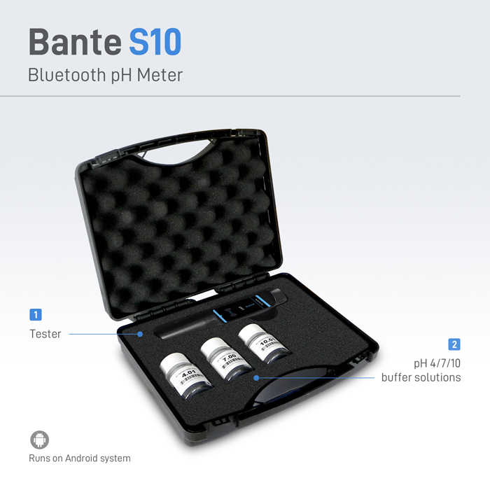 Testeur d'eau Bluetooth PCE-PHB 10